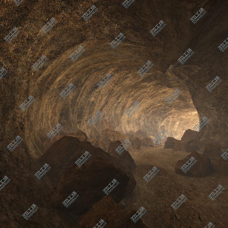 images/goods_img/20210313/3D Cave With Tunnel And Rocks model/1.jpg